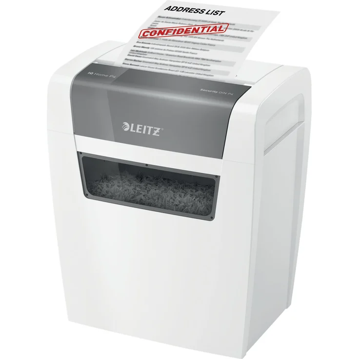 Esselte Leitz IQ Home Aktenvernichter mit Partikelschnitt – Bild 2