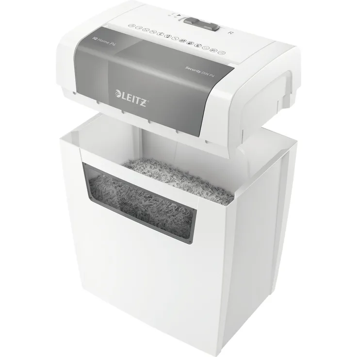 Esselte Leitz IQ Home Aktenvernichter mit Partikelschnitt