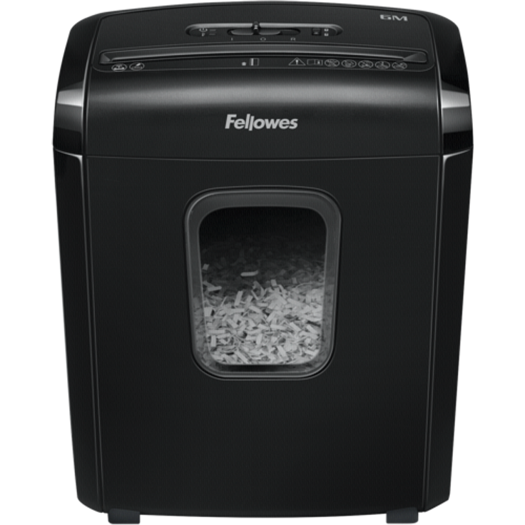 Fellowes Aktenvernichter 6M schwarz – Bild 4