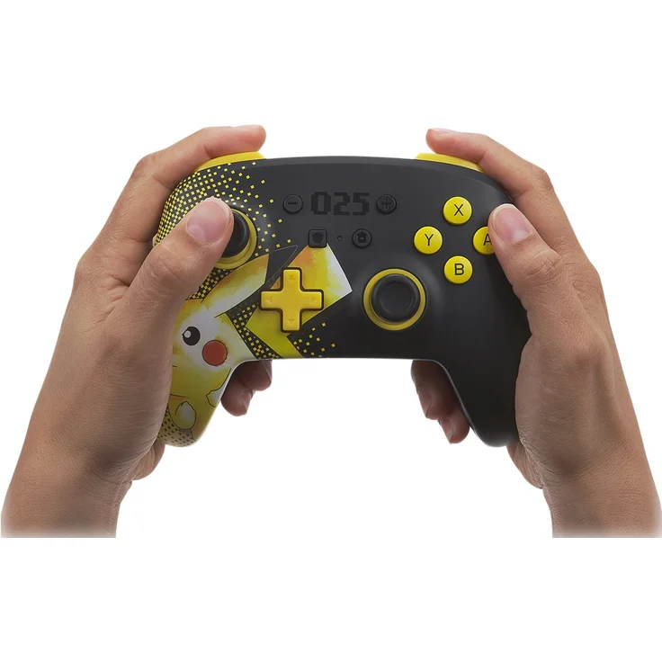 PowerA Enhanced Wireless Controller Pikachu Schwarz, Gelb (1521476-01) (Switch) – Bild 3