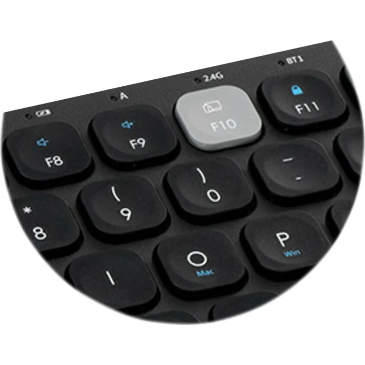 Kensington Multi-Device Dual Wireless Compact Keyboard - Tastatur - kabellos - 2.4 GHz, Bluetooth 3.0, Bluetooth 5.0 - Schwarz - Englisch QWERTY – Bild 4