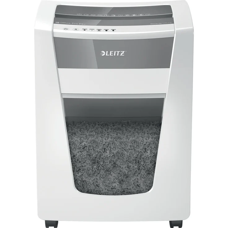 Leitz IQ Aktenvernichter Shredder Office Pro P6+ Super Mikroschnitt – Bild 5