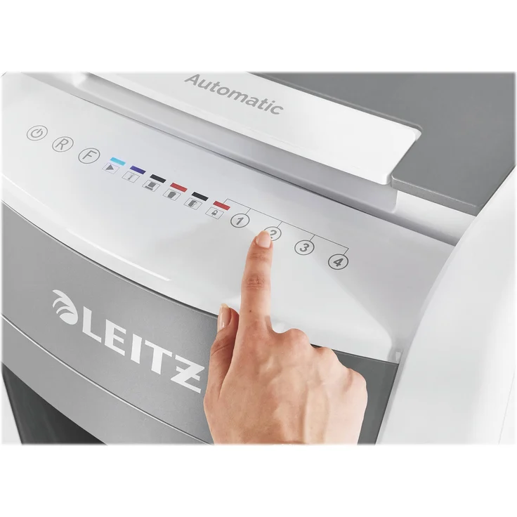 LEITZ Aktenvernichter AutoFeed P-5 weiß LEITZ 8018-00-00 Mikroschnitt – Bild 9