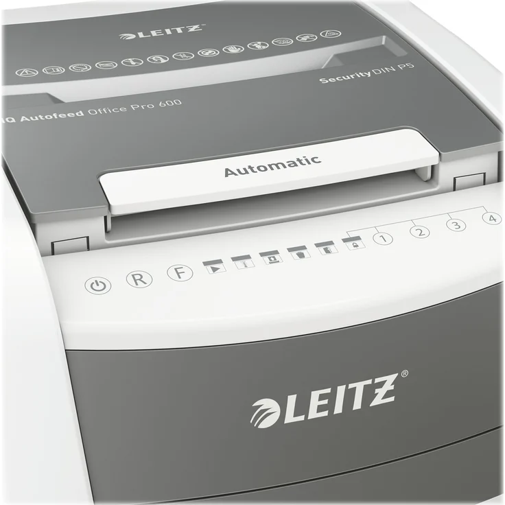 LEITZ Aktenvernichter AutoFeed P-5 weiß LEITZ 8018-00-00 Mikroschnitt – Bild 2