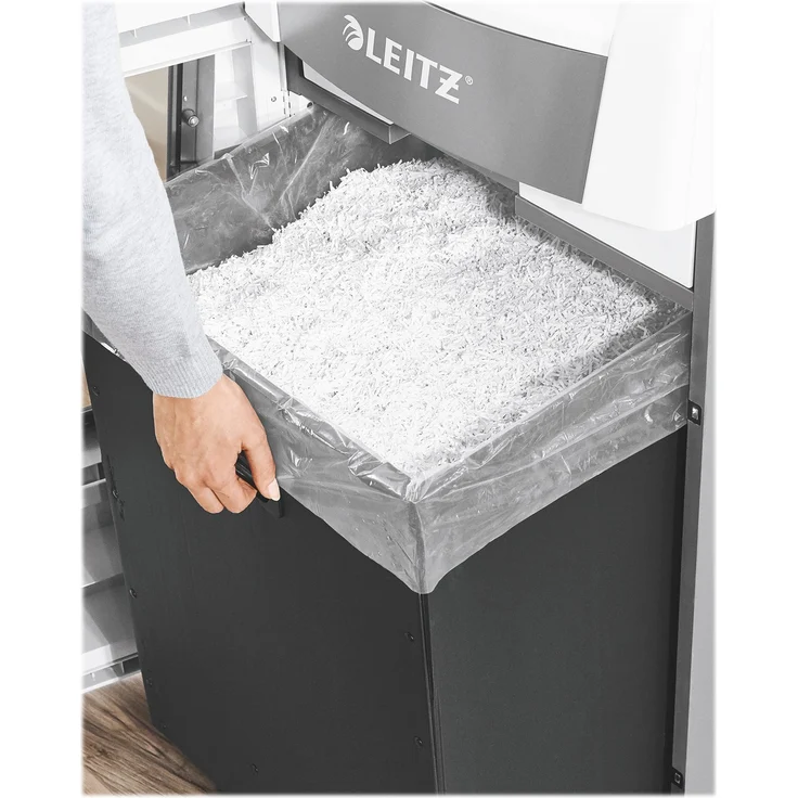 LEITZ Aktenvernichter AutoFeed P-5 weiß LEITZ 8018-00-00 Mikroschnitt – Bild 8