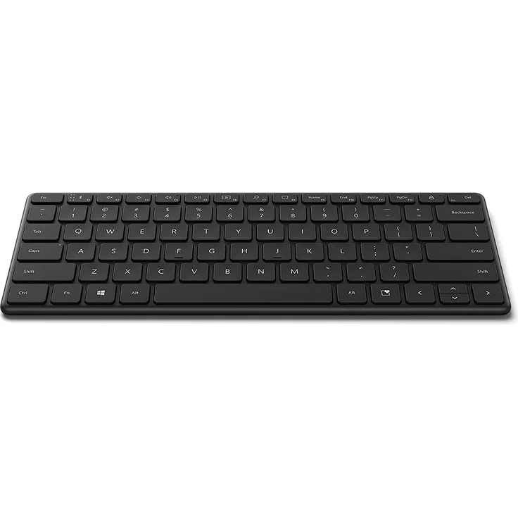 Microsoft Designer Compact - Tastatur - kabellos - Bluetooth 5.0 - QWERTZ - Deutsch - mattschwarz (21Y-00006) – Bild 2
