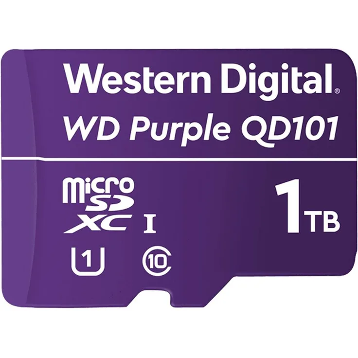 Western Digital WDD100T1P0C QD101 Purple Micro SDXC Class 10 UHS-I U1