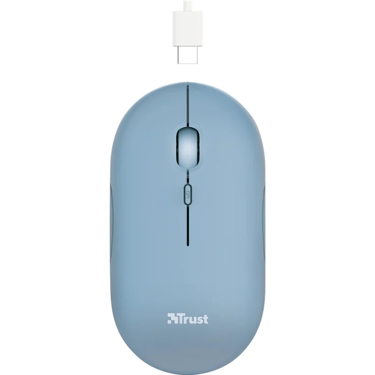 Trust Puck Funkmaus Blau (17620328103) – Bild 2