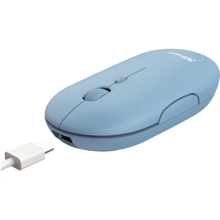 Trust Puck Funkmaus Blau (17620328103) – Bild 3