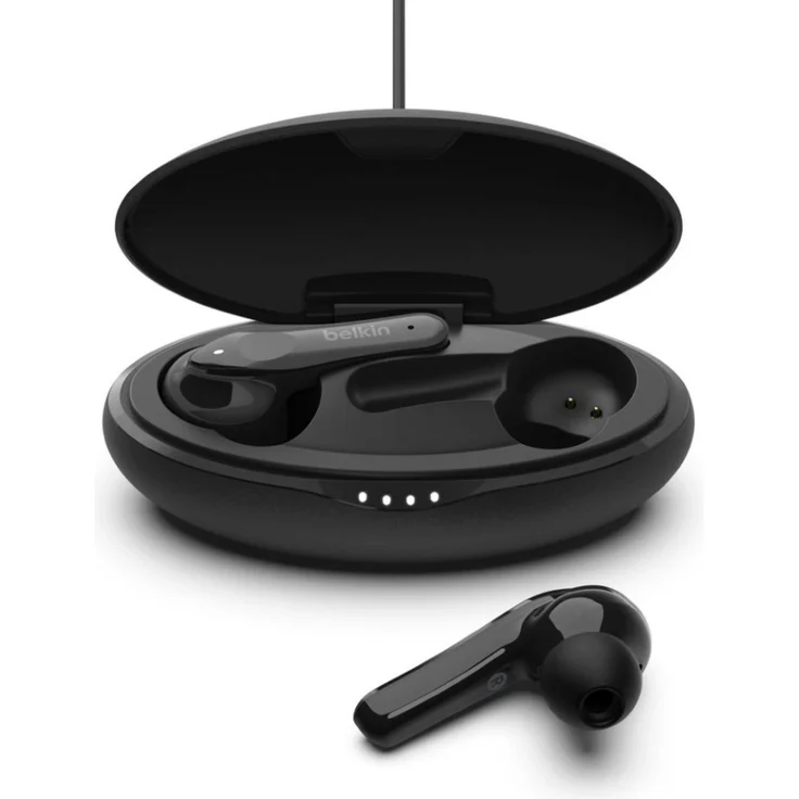 Belkin SoundForm Move Plus, True Wireless In-Ear Kopfhörer, mit Bluetooth, Mikrofon, wasserfest (IPX5), schwarz – Bild 9