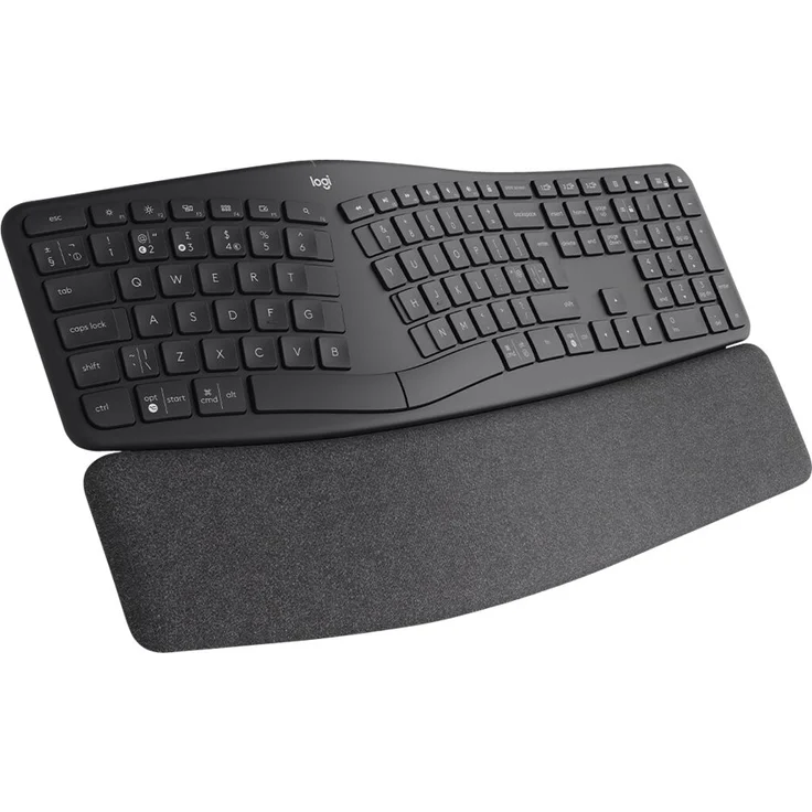 Logitech ERGO K860 - Tastatur - kabellos - 2.4 GHz, Bluetooth 5.0 - QWERTY - GB - Graphite (920-010107) – Bild 6