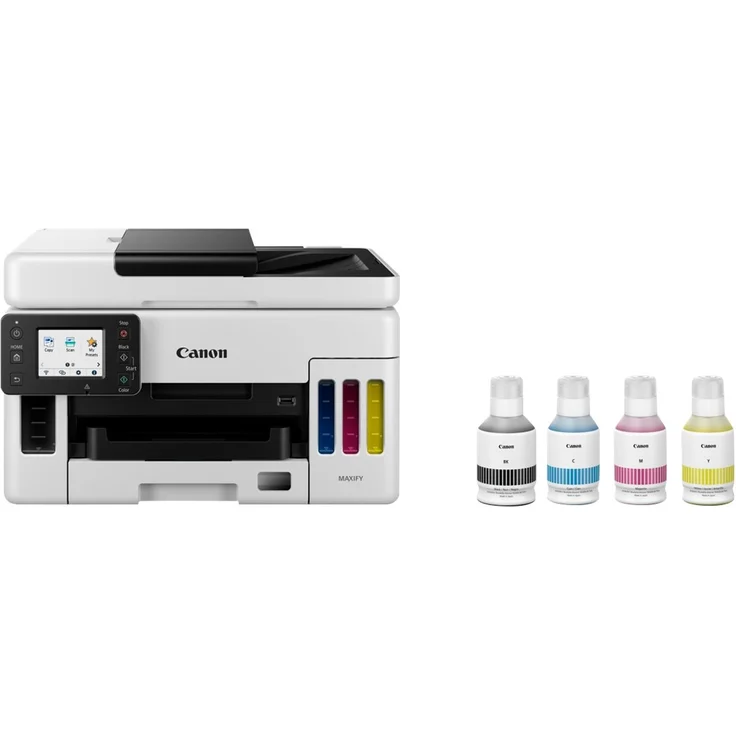 Canon MAXIFY GX6050 (3-in-1) Multifunktionsdrucker - (Tintenstrahl) Farbe, Druckgeschwindigkeit: 24 s/w, 15,5 Farbe, Auflösung: 1200 x 600, WLAN, AirPrint, Mobile Print, Cloud Print (4470C006) – Bild 12