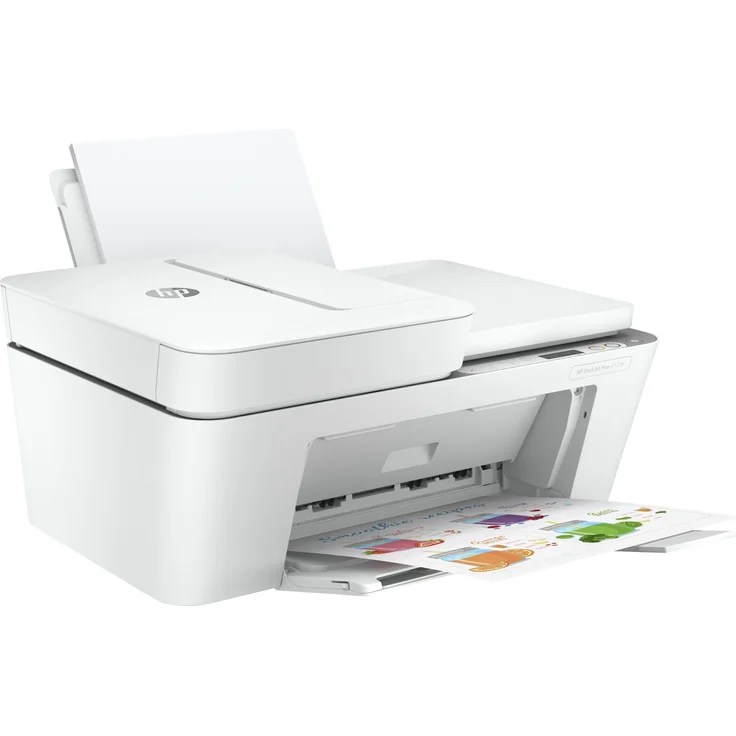 HP DeskJet 4120e Multifunktionsdrucker, HP+, Drucker, Kopierer, Scanner, mobiler Faxversand, WLAN, Airprint, Weiß – Bild 3