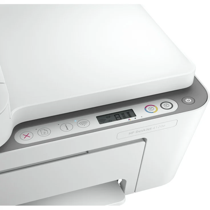 HP DeskJet 4120e Multifunktionsdrucker, HP+, Drucker, Kopierer, Scanner, mobiler Faxversand, WLAN, Airprint, Weiß – Bild 5