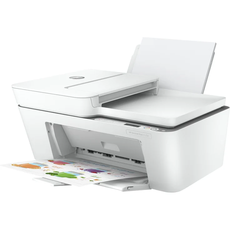 HP DeskJet 4120e Multifunktionsdrucker, HP+, Drucker, Kopierer, Scanner, mobiler Faxversand, WLAN, Airprint, Weiß – Bild 2