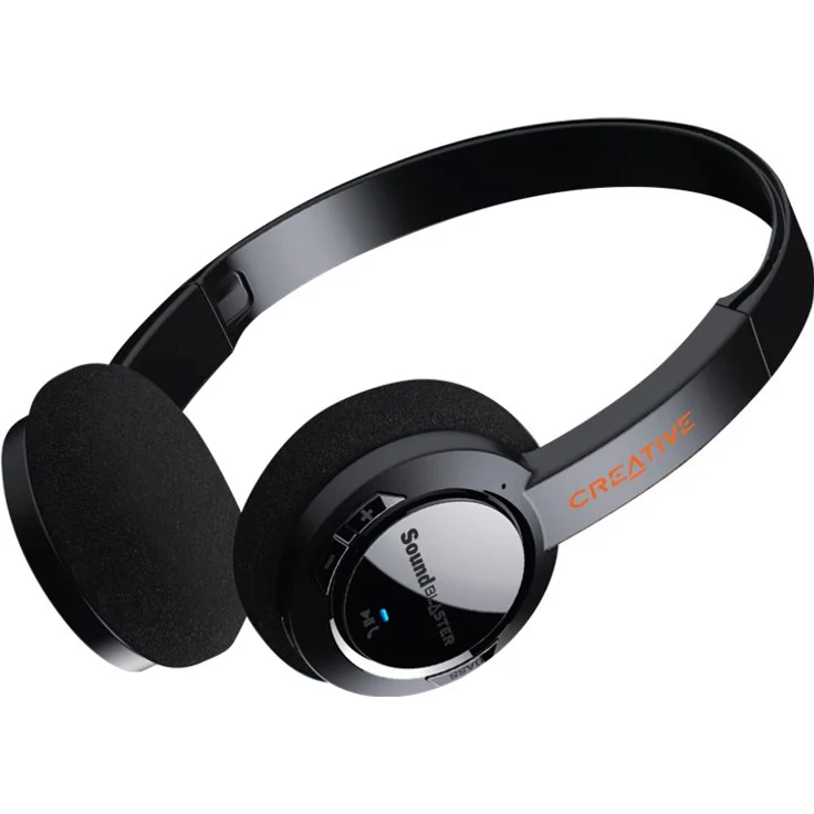 Creative Sound Blaster Jam V2 On-Ear-Kopfhörer, mit Bluetooth, Noise Cancelling, geeignet für iPhone, schwarz – Bild 3