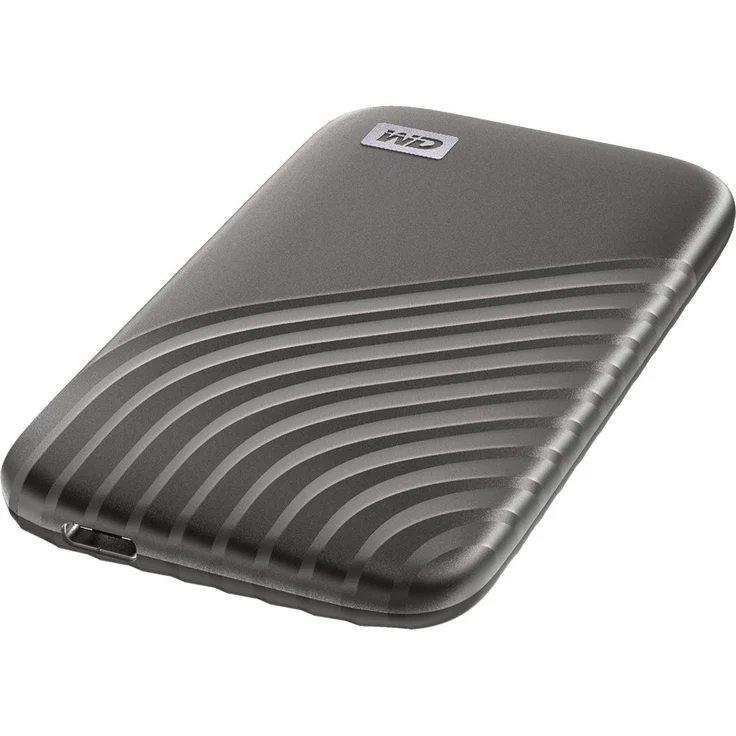 WD My Passport SSD WDBAGF0040BGY - Solid-State-Disk - verschlüsselt - 4 TB - extern (tragbar) - USB 3.2 Gen 2 (USB-C Steckverbinder) - 256-Bit-AES - Grau (WDBAGF0040BGY-WESN) – Bild 2