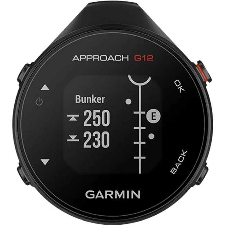 Garmin Approach G12 Golf-Uhr, smartes GPS-Gerät, Unisex, 46mm, Schwarz – Bild 4