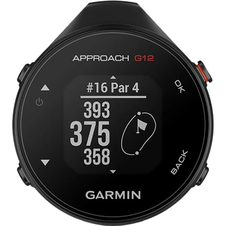Garmin Approach G12 Golf-Uhr, smartes GPS-Gerät, Unisex, 46mm, Schwarz – Bild 3