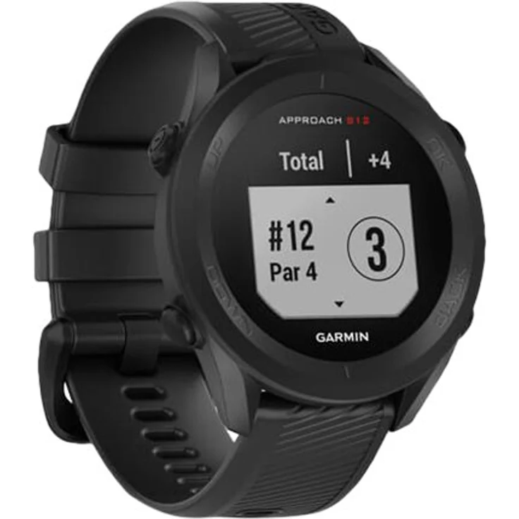 Garmin Approach S12 Golf-Uhr mit Schlagweitenmessung und Distanzangaben GPS, Unisex, 43,7mm, Kunststoffgehäuse, Schwarz – Bild 7