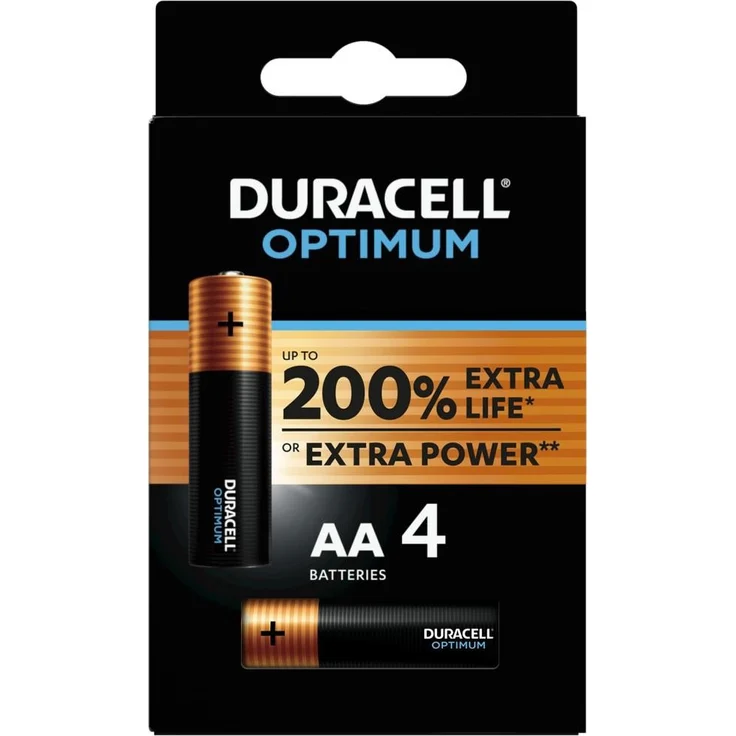 Duracell Optimum LR06 AA 4PACK – Bild 1