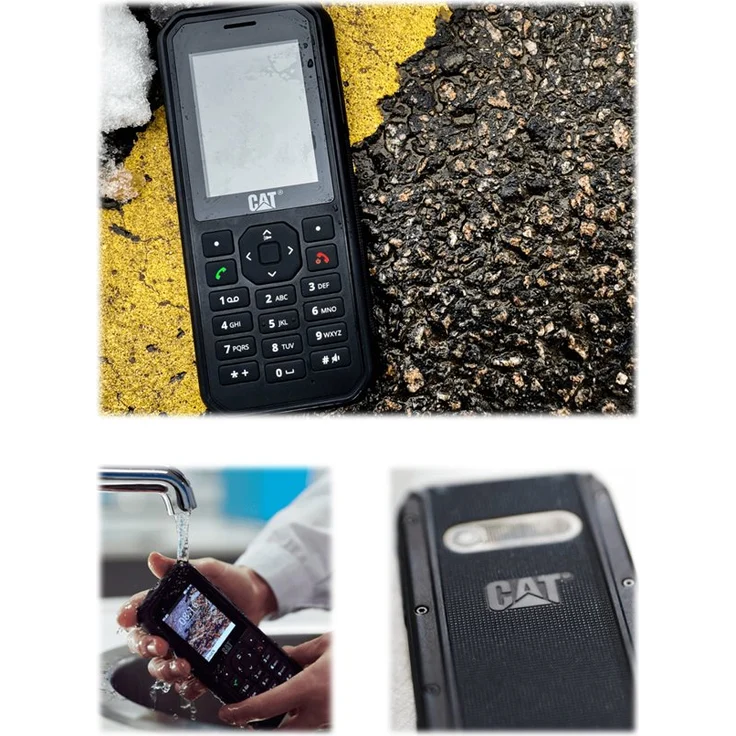 Caterpillar CAT B40 Block-Handy 6,1cm (2,4 Zoll) Farbdisplay, GB interner Speicher, GB RAM, Dual-SIM, Schwarz – Bild 9