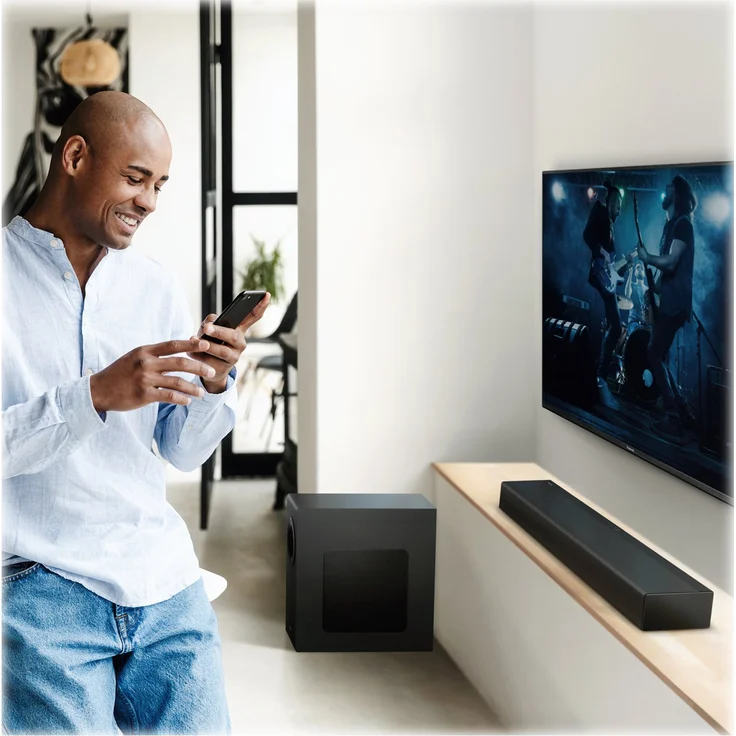 Panasonic SC-HTB496EGK 2.1 Soundbar mit Subwoofer, kabellos/kabelgebunden, geeignet für TV, schwarz  – Bild 15