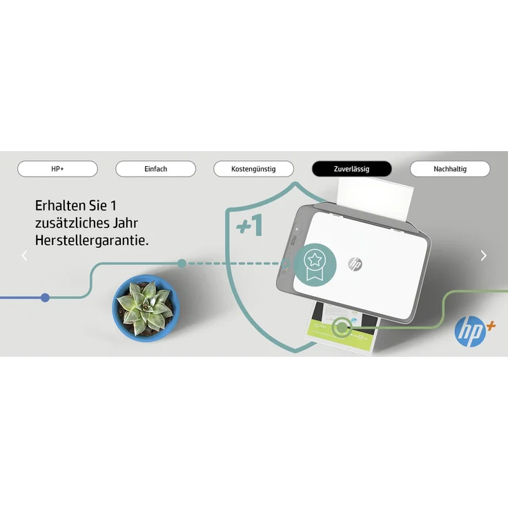 HP DeskJet 2720e (3-in-1) Multifunktionsdrucker - (Tintenstrahl) Farbe, Druckgeschwindigkeit: 7,5 s/w, 5,5 Farbe, Auflösung: 1200 x 1200, WLAN a/, AirPrint, Mobile Print (26K67B) – Bild 8
