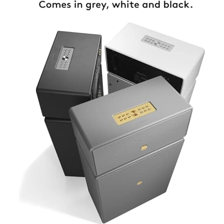 Audio Pro Drumfire II - Kraftvoller WiFi Multiroom Speaker - Kabellos mit Bluetooth –Tragbarer Lautsprecher mit AirPlay2, Google Cast, Spotify Connect - Schwarz – Bild 4