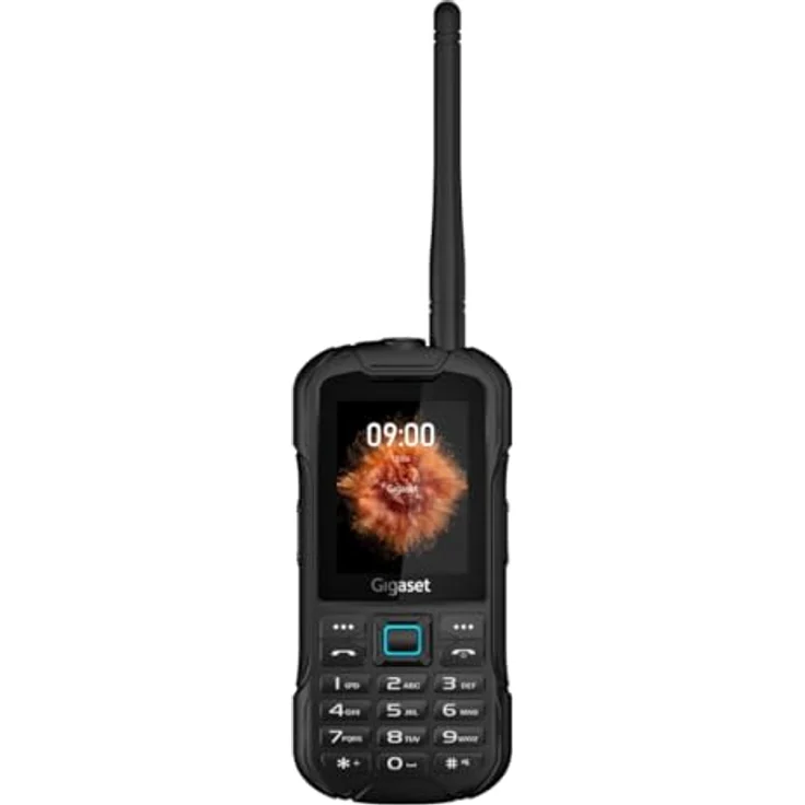 Gigaset GLX8 ACTIVE, Robustes 4G-Outdoor-Tastenhandy mit Walkie-Talkie-Funktion, IP68 wasserdicht, Dual SIM, 2,4 Zoll LCD-Display, Schwarz/Petrol – Bild 1