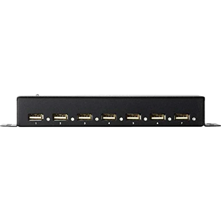 LogiLink UA0148 USB 2.0 HUB 7-Port, incl. Power Display, Full Metal Housing – Bild 6