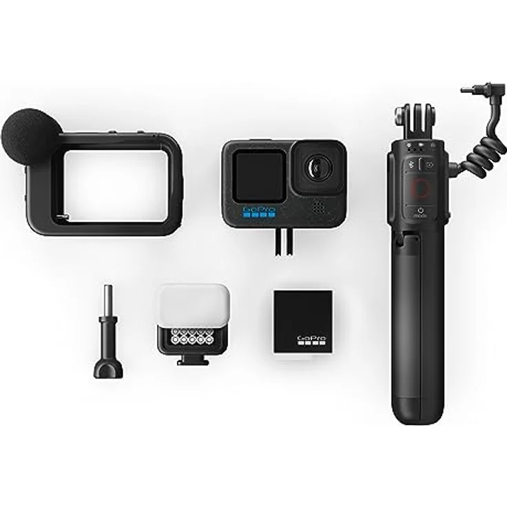 GoPro HERO12 Black Creator Edition – enthält HERO12 Black, Volta (Batteriegriff, Stativ, Fernbedienung), Media Mod, Light Mod, Enduro-Akku und Tragetasche – Bild 2