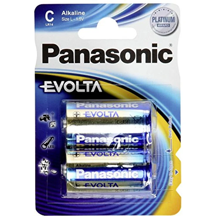 1x2 Panasonic Evolta Baby C LR 14 LR14EGE2BP – Bild 2