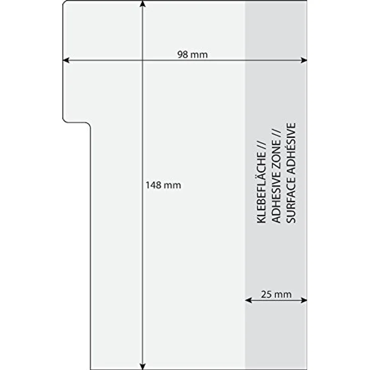 Sigel TAB MARKER NOTES, Haftnotizen Standard, farbsortiert, 42 Blatt aus recycelbarem Papier, wiederverwendbar – Bild 3