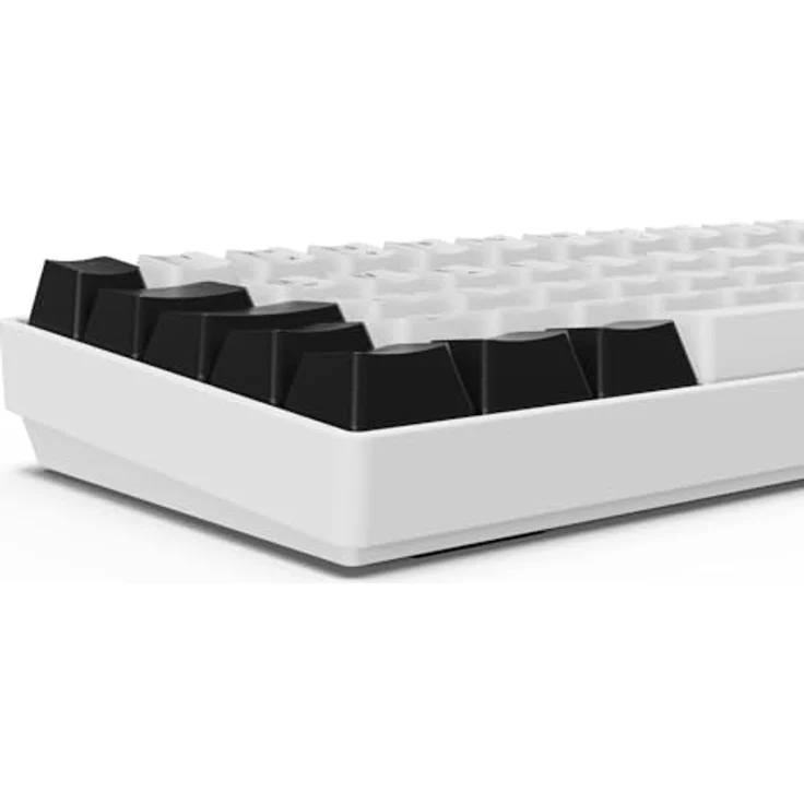Sharkoon SKILLER SGK50 S4 Gen2, kompakte Gaming-Tastatur mit Gateron Yellow Switches und ergonomischem Design, weiss – Bild 5