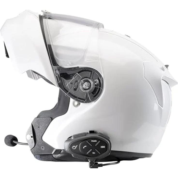 Interphone TOUR HD Motorrad-Intercom, Bluetooth-Gegensprechanlage für 2 Personen, 1500 m Reichweite, Schwarz – Bild 7