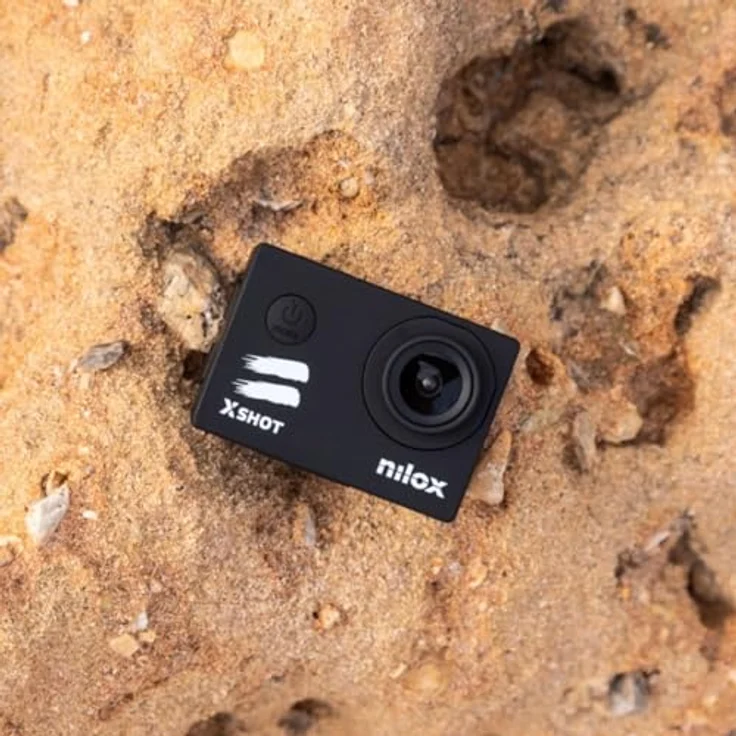 Nilox XShot, Action-Kamera mit 2560x1440 HD-Auflösung, wasserdicht bis 30 Meter, 170° Weitwinkelobjektiv, microSD bis 128 GB, elektronische Bildstabilisierung – Bild 5