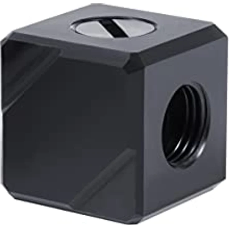 Alphacool Raccord 4 Voies G1/4 Eiszapfen Anschlussklemme, schwarz - ideal für Wasserkühlungssysteme – Bild 2
