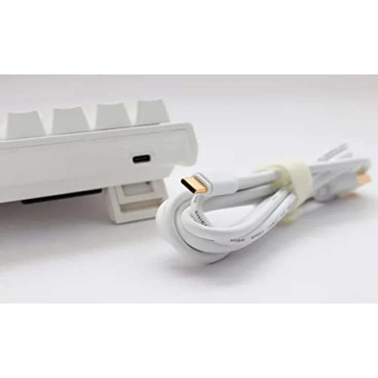 Ducky One 2 Pro Mini White Edition Gaming Tastatur, RGB LED - Gateron Yellow (US) – Bild 5