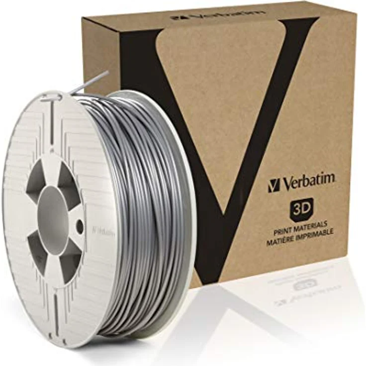 Verbatim ABS-Filament 3D-Druck, 2,85mm, 1kg, Hochleistungs-Acrylnitril-Butadien-Styrol zur Materialextrusion, für 3D-Drucker und 3D-Stift, 3D-Drucker-Filament aus ABS, alugrau – Bild 2
