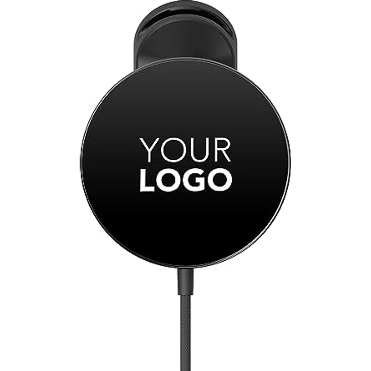 Vonmählen Aura Car Black, Magnetisches Wireless Charging Pad für das Auto mit bis zu 15 W Schnellladefunktion, kompatibel mit MagSafe-Geräten