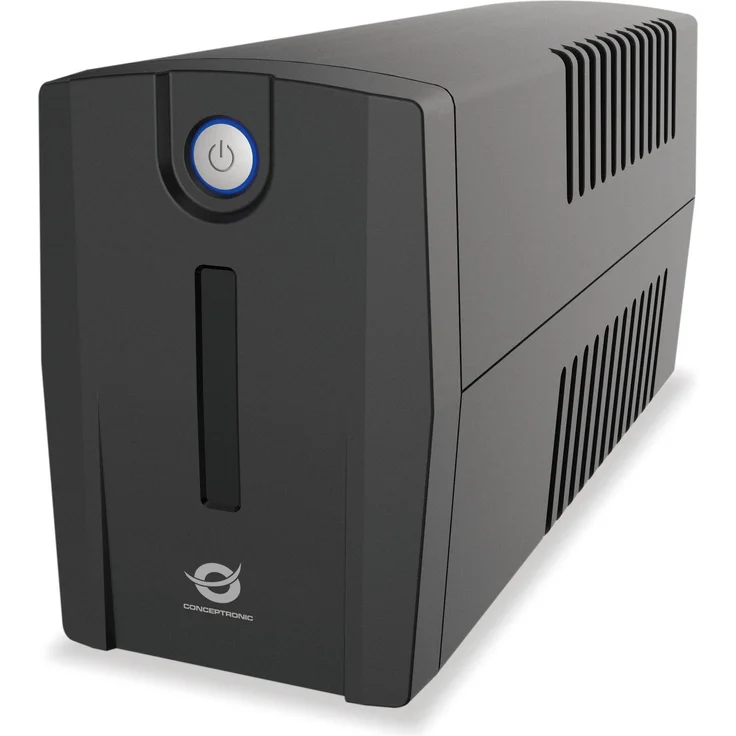 Conceptronic ZEUS USV 650VA 360W, Line-Interaktive USV mit 2xUK Steckdosen, USB, RJ45 und Mikroprozessor-Schutz