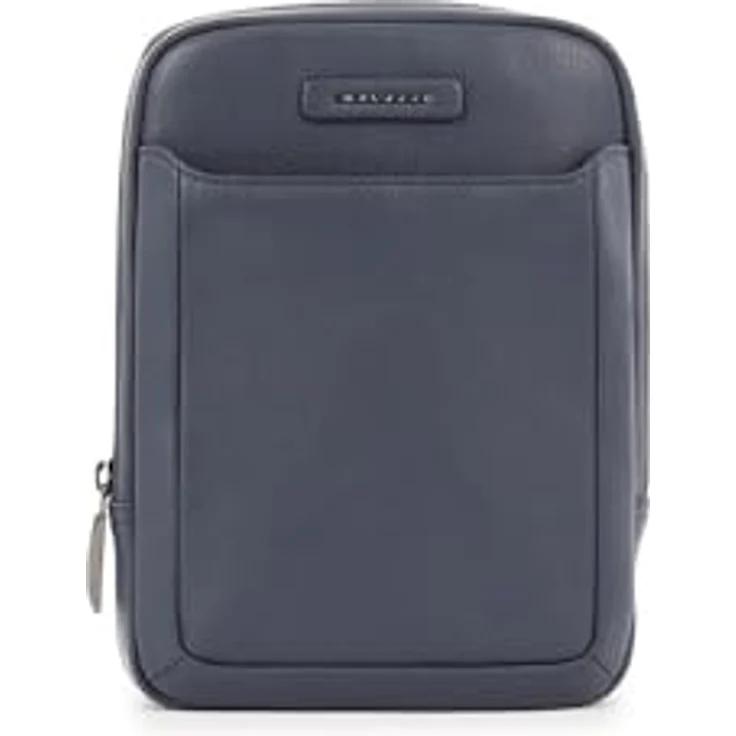Piquadro Mode iPad Mini Ledertasche für Herren aus volnarbigem Kalbsleder, praktische Tablet-Hülle in Blau, 17 x 5 x 22,5 cm – Bild 1