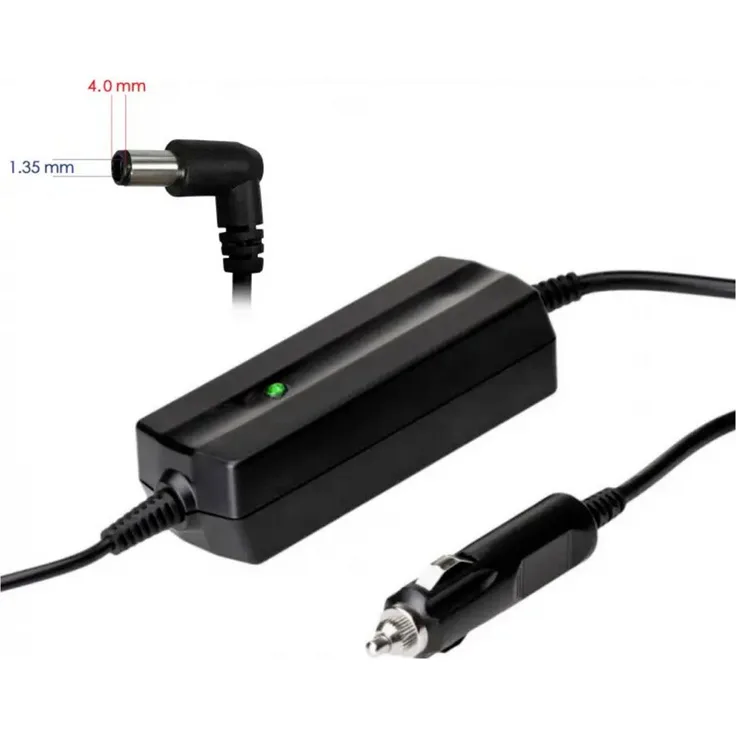 Akyga AK-ND-78 Kfz Ladegerät, 45 W Notebook-Netzteil mit 19 V 2.37 A, schwarz