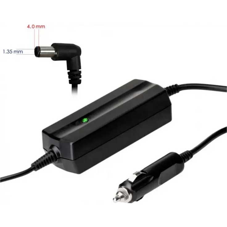 Akyga AK-ND-78 Kfz Ladegerät, 45 W Notebook-Netzteil mit 19 V 2.37 A, schwarz