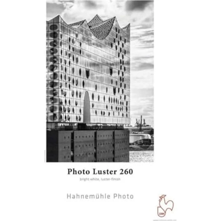 Hahnemühle Photo Luster Papier, 260 g/m², DIN A3, 297 x 420 mm, hellweiß, Fotopapier – Bild 3