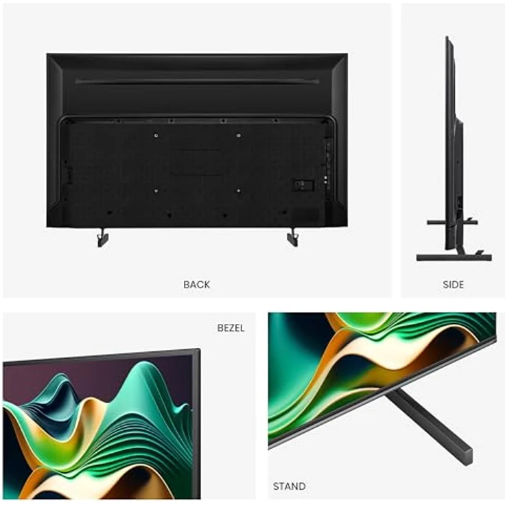 Hisense 50U6NQ 126 cm (50 Zoll) 4K Mini LED ULED HDR Smart TV, Dolby Vision & Atmos, Game Mode Plus, Anthrazit [2024] – Bild 3
