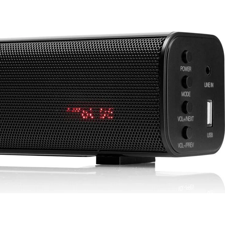 GoGen Soundbar TAS 930, 2.0 Kanäle mit 40W Leistung, Bluetooth, HDMI ARC, Schwarz