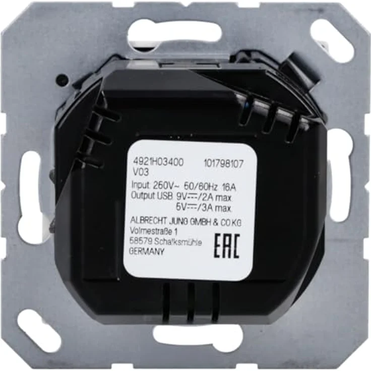 JUNG Steckdose 1f aws glz USB UP m.KS IP A 1520-15 CA WW – Bild 5