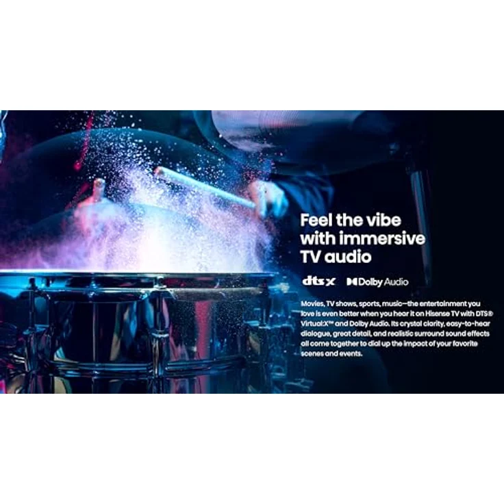 Hisense 32A4Q 32" Smart TV mit Full Array LED, Dolby Audio, Game Mode, VIDAA OS, DTS Virtual:X – Bild 7